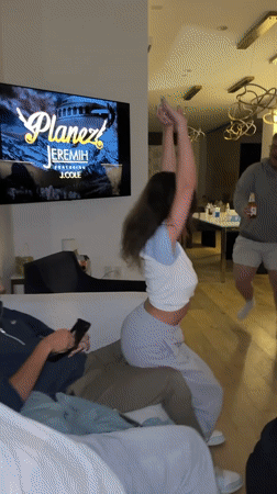 Young adults gather in Los Angeles living room