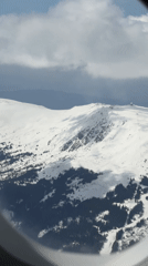 Passenger documents Wizz Air flight experience over Bulgaria mountains