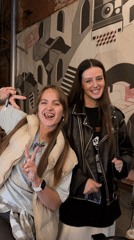Young people socialize, pose for photos in Krasnoyarsk