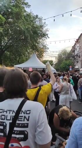 Street festival draws crowds in Yerevan, Armenia