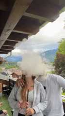 Alpine Balcony Gathering: Hookah and Drinks in Garmisch-Partenkirchen