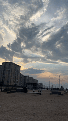 Coastal scenes documented during evening hours at unknown location