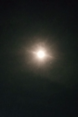 Nighttime scenes documented across Mee, Indonesia including moon, soccer game