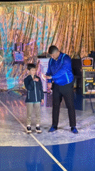 Magician performs family show in Budva gymnasium