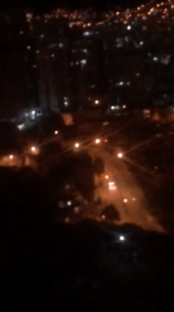 Night views of La Paz captured alongside gym activities