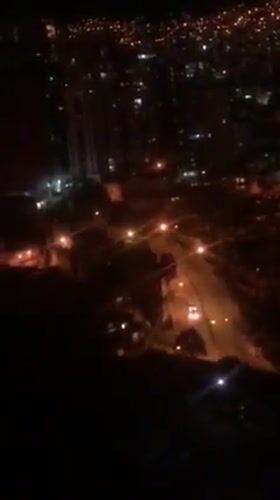 Night views of La Paz captured alongside gym activities