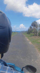 Early morning scooter ride and villa visit in Vietnam