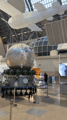 Space museum visit with a café break in Moscow