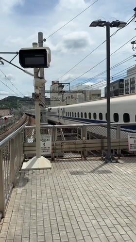 Routine morning activity documented at Kyoto Station complex