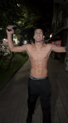 Shirtless man causes nighttime street disturbance in Varna