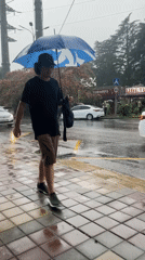 Heavy summer downpour rolls through central Sochi streets