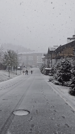 Late Spring Snowstorm Hits Russian Mountain Resort Estosadok