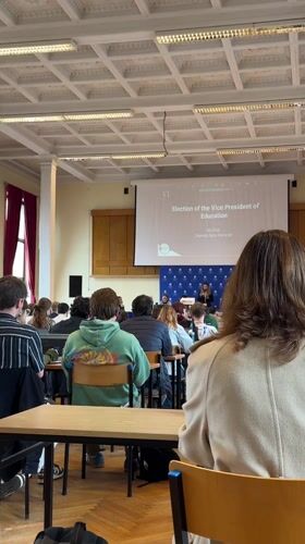 Education VP Election Presentation Held in Bydgoszcz Auditorium