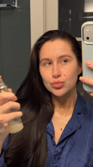 Woman films bathroom selfie video in Khimki, Russia