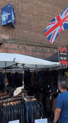Camden area street art and market activity documented