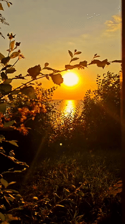 Golden hour on the Black Sea coast at Anapa's High Coast
