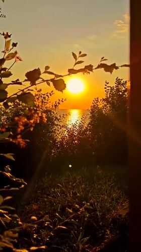 Golden hour on the Black Sea coast at Anapa's High Coast