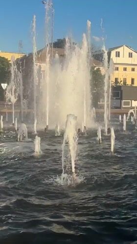 Families enjoy leisurely Saturday afternoon in downtown Astrakhan