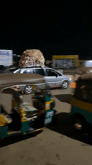 Evening street food market operates in Bukuru, Nigeria