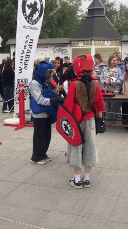 Children's festival games mark Holy Trinity Day in Astrakhan
