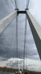 Morning life documented across Krasnoyarsk under overcast skies