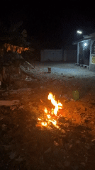 Small ground fire burns in residential area of Ajara, Nigeria