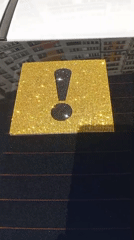 Sparkly decorative car sign spotted in Izhevsk, Russia