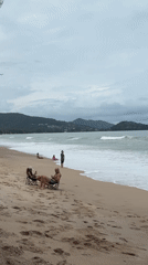 Beach Day Continues Despite Overcast Weather in Choeng Thale