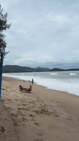 Beach Day Continues Despite Overcast Weather in Choeng Thale