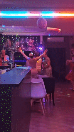 Live music and dancing at Kocsi Csárda, Hévíz