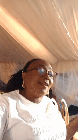 Evening celebration at a tented venue in Sabon Tasha, Nigeria