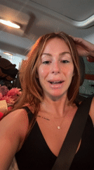 Driver films herself heading to Coachella music festival