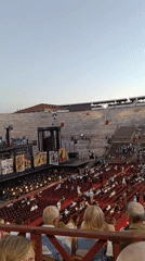 Verona amphitheater packed for a summer evening event