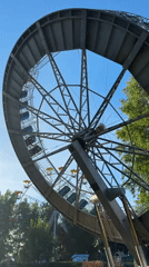 A summer afternoon at the park in Chaikovsky, Russia