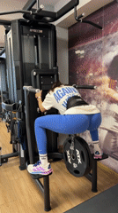 Woman completes diverse workout routine at Gabrovo gym