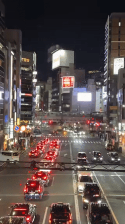 Morning documentation captures Shibuya street life and dining moments