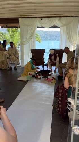Indian wedding celebration unfolds in Castel Gandolfo, Italy