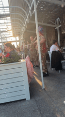 Restaurant scenes captured across Vladivostok dining establishment
