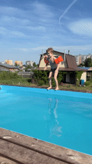 Family pool day and dumpling preparation in Chaikovsky