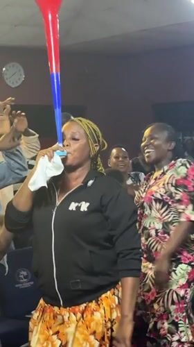 Live band leads packed church worship night in Nkpor, Nigeria