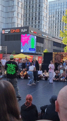 Urban plaza hosts dance battle and DJ performance