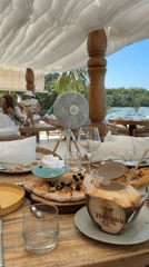 Oceanfront breakfast at The Club by Zazen, Ko Samui