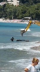 Coastal walkway scenes documented in Bar, Montenegro