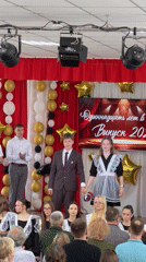 Morning scenes captured in Izhevsk include graduation ceremony, riverbank wildlife