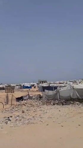 Daily life documented in Khan Yunis displacement camp