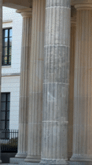 Morning documentation of Berlin's historic landmarks near Brandenburg Gate