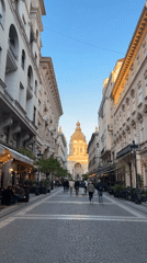 Budapest street life documented in 50-minute observation window