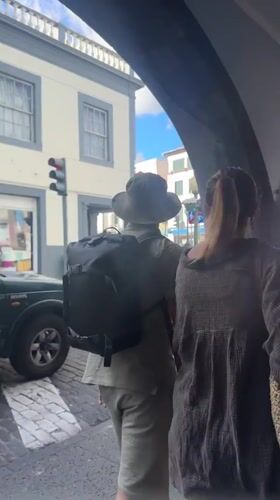 Casual street scenes documented in Funchal, Portugal