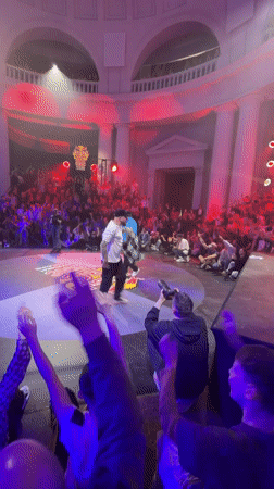 Red Bull breaking competition draws crowds in Kyiv