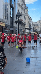 Street breakdancing performances draw crowds in Belgrade